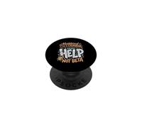 Married To A Climber Send Help Not Beta Rock Climbing Wife PopSockets Adhesive PopGrip