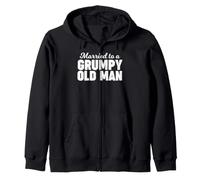 Married to a Grumpy Old Man Zip Hoodie