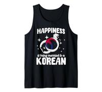 Married to A Korean Korea Spouse Design Korean Love Marriage Tank Top