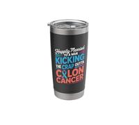 Married to A Man Beating Colon Cancer |- Stainless Steel Insulated Tumbler