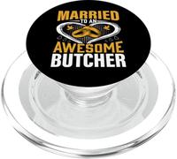 Married To An Awesome Butcher PopSockets PopGrip for MagSafe