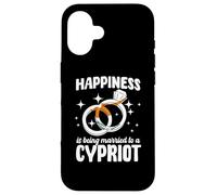 Married To Cypriot Cyprus Wedding Cyprus Wife Husband Case for iPhone 16