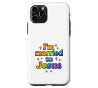 Married to Jesus Rainbow Christian Faith Design Case for iPhone 11 Pro