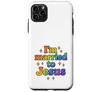 Married to Jesus Rainbow Christian Faith Design Case for iPhone 11 Pro Max