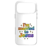Married to Jesus Rainbow Christian Faith Design Case for iPhone 17 Pro Max