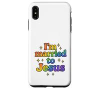 Married to Jesus Rainbow Christian Faith Design Case for iPhone XS Max