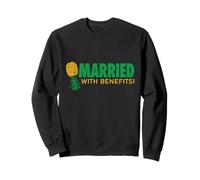 Married With Benefits Hotwife Funny Swingers Wife Swapping Sweatshirt