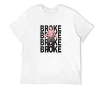 Married with Children Al Bundy Broke T-Shirt Heather Grey Mens Retro Tv Show Tee White XXL