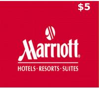 Marriot $5 Gift Card US