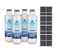 MARRIOTTO Water Filter LT1000PC Replacement for Refrigerator, Compatible with LT1000PC/PCS, LT1000PC, LT-1000PC, MDJ64844601, ADQ747935 ADQ74793504 Carbon Water Filter Refill Cartridges (4+4)