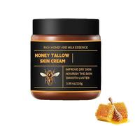 Marroomi Tallow Honey Balm, Marroomi Organic Grass-Fed Beef Tallow Balm with Raw Honey, Whipped Moisturizer for Face & Body - All-Natural Skin Care for Soft, Hydrated Skin (1Pcs)