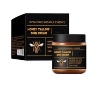 Marroomi Tallow Honey Balm, Marroomi Tallow and Honey Balm for Face, 100% Organic Whipped Beef Tallows Face Moisturizer with Raw Honeys and Beeswax, Deep Nourishing (1 Pcs)