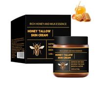 Marroomi Tallow Honey Balm, Organic Grass-Fed Beef Tallow Balm With Raw Honey, Beef Tallow for Skin, Deep Hydration Healing, Perfect for Face & Body Care (1)