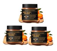 Marroomi Tallow Honey Balm, Tallow and Honey Balm for Face, 100% Organic Whipped Beef Tallows Face Moisturizer with Raw Honeys and Beeswax, Deep Nourishing (3)