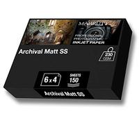 Marrutt 230gsm Archival Matt Single Sided Inkjet Photo Paper (6" x 4" - 150 Sheets)
