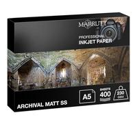 Marrutt 230gsm Archival Matt Single Sided Inkjet Photo Paper: A5-400 Sheets