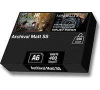 Marrutt 230gsm Archival Matt Single Sided Inkjet Photo Paper (A6-400 Sheets)