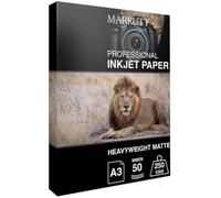 Marrutt 250gsm Heavyweight Matte Inkjet Photo Paper - A3 50 Sheets