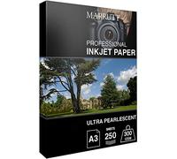 Marrutt 300gsm Ultra Pearlescent Hi-White Inkjet Photo Paper: A3-250 Sheets