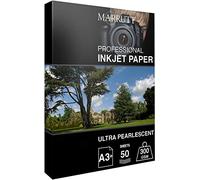 Marrutt 300gsm Ultra Pearlescent Hi-White Inkjet Photo Paper: A3+ - 50 Sheets