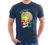 Mars Attacks Ack Ack Alien Head Men's T-Shirt
