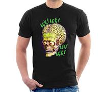 Mars Attacks Ack Ack Alien Head Men's T-Shirt
