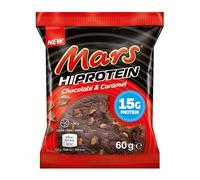 Mars - Baked High Protein Chocolate Caramel Cookie | 12 x 60g Pack, High Protein Energy Snack, 15g Protein, Vegetarian