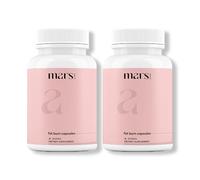 Mars by GHC Fat Burn Capsules with Psyllium Husk, Moringa & Dandelion Root | Food Supplement | 120 Capsules | Pack of 2