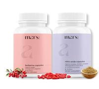 Mars by GHC NitroBurn Combo: Powered by Nitric Oxide & Himalayan Berberine | 120 Capsules | Pack of 3