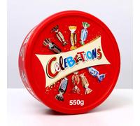 Mars Celebrations Chocolate Tub 550g Assorted Premium Selection - Mars, Bounty, Twix, Galaxy & Maltesers, Perfect for Gifting on Birthday, Christmas & All Occasions - ANGIX