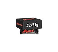 Mars Chocolate Bars, Caramel, Nougat & Milk Chocolate Bulk Box, 48 x 51g, Ideal for Gift, Snacks or Hamper