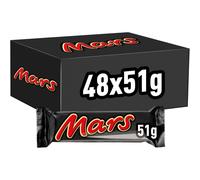 Mars Chocolate Bars, Caramel, Nougat & Milk Chocolate Bulk Box, 48 x 51g, Ideal for Gift, Snacks or Hamper
