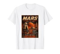 Mars Expedition Corps Value Graphic T-Shirt, Men, White, XL