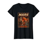 Mars Expedition Corps Value Graphic T-Shirt, Women, Black, L