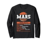 Mars Facts - Mars Planet Space Lover Long Sleeve T-Shirt
