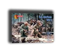 Mars Figures 72140 1/72 U.S. Marines WW II 32 Figures / 8 Poses, MS72140