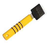 Mars Flexy-King Soft Flexible Slicker Brush, Professional Stainless Steel Dog Grooming Tool for Detangling