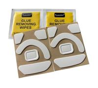 Mars Fox Mice Skates Mouse Feet for Razer Basilisk V3 X Hyperspeed Wireless Gaming Mouse (2 Sets)- Thickness 0.7mm (White)