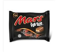 Mars Fun Size Chocolate Bars 14 Pack (14 x 18g), Individually Wrapped Milk Chocolate with Soft Nougat & Caramel, Perfect for Party Bags, Lunchbox Treats & Office Snacks