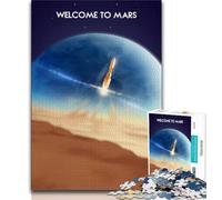 Mars Future 1000 Pieces Jigsaw Puzzles For Teens And Adults,Educational Toys Is Ideal As A Gift for The Whole Family 50x75cm