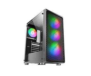 Mars Gaming MARSGAMING MCX, ATX PC Gaming Case, Tempered Glass, RGB DUAL Fan, White