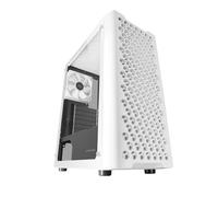 Mars Gaming MC-iPRO, Professional ATX Case, 3D Mesh Front Grille, Tempered Glass Side Window, Ultra-quiet 12cm FDB Fan, PC Case with Liquid Cooling Support, Wit