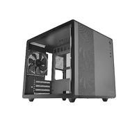 Mars Gaming MC-MPRO Black, Professional Compact Micro-ATX Case, Full Side Window Tempered Glass, 3x 120mm Fans, Full Mesh Side Panel