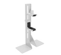 Mars Gaming MCA-GCBPRO, GPU Support Bracket, Vertical and Horizontal GPU Holder, Non-Slip Magnetic Base, Durable Steel Structure, Universal Adjustable Clamp, White