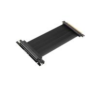 MARS GAMING MCA-PCIE40, GPU PCIe 4.0 x16 Riser Cable, Flexible and Ultra-Resistant Design, 90º Connector, 30AWG Copper Cable with EMI Shielding, High-Speed Data Transfer, 300mm