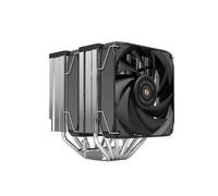 Mars Gaming MCPU-XU6, Dual Tower CPU Cooler, 350W TDP, 2 Hybrid Blade Fans with Hyper-Balanced Copper FDB Bearing, 6 Heatpipes with ULTRA HCT Technology, Universal Multisocket, Black