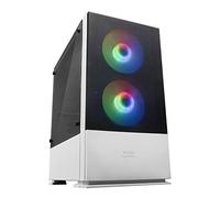 Mars Gaming MCZ, Premium Compact PC Case, MicroATX, Panel + Front Mesh, White