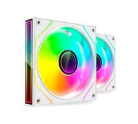 MARS GAMING MF-3DPROX2, 2x 120mm PWM Fan Kit, Triple Infinity Mirror 360° ARGB L