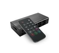 Mars Gaming MF-HUB, PWM Fan Controller Hub, Speed Control for up to 10x Fans and ARGB Lighting for up to 10x Devices, Remote Control, Full ARGB Compatibility, Black