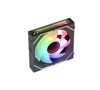 Mars Gaming MF-LINKFINITY Black, Modular PWM 120mm Fan, LINKFINITY Connection System, Infinity Mirror ARGB 360° illumination, Ultra-quiet 12dB